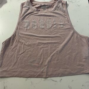 Baby pink NoBull cropped tank